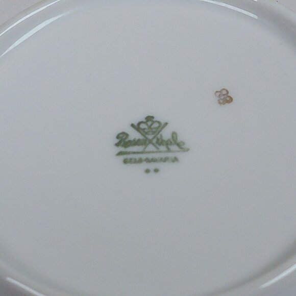 Rosenthal Donatello Briar Rose Fine China Cranberry Bowl 5.5" Vintage Germany - Picture 9 of 9